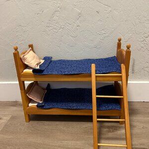 Wooden Bunk Beds for American Girl Doll or 18" Dolls